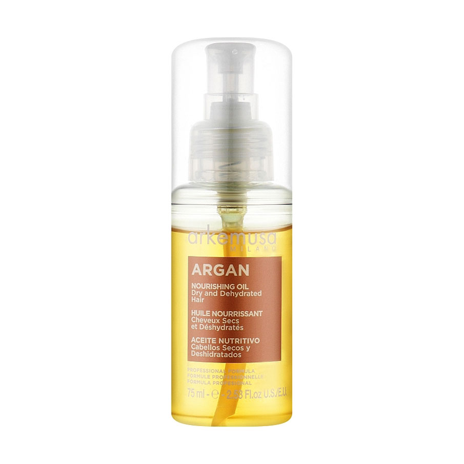 Арганова живильна олія Arkemusa Argan Oil для сухого та пошкодженого волосся, 75 мл