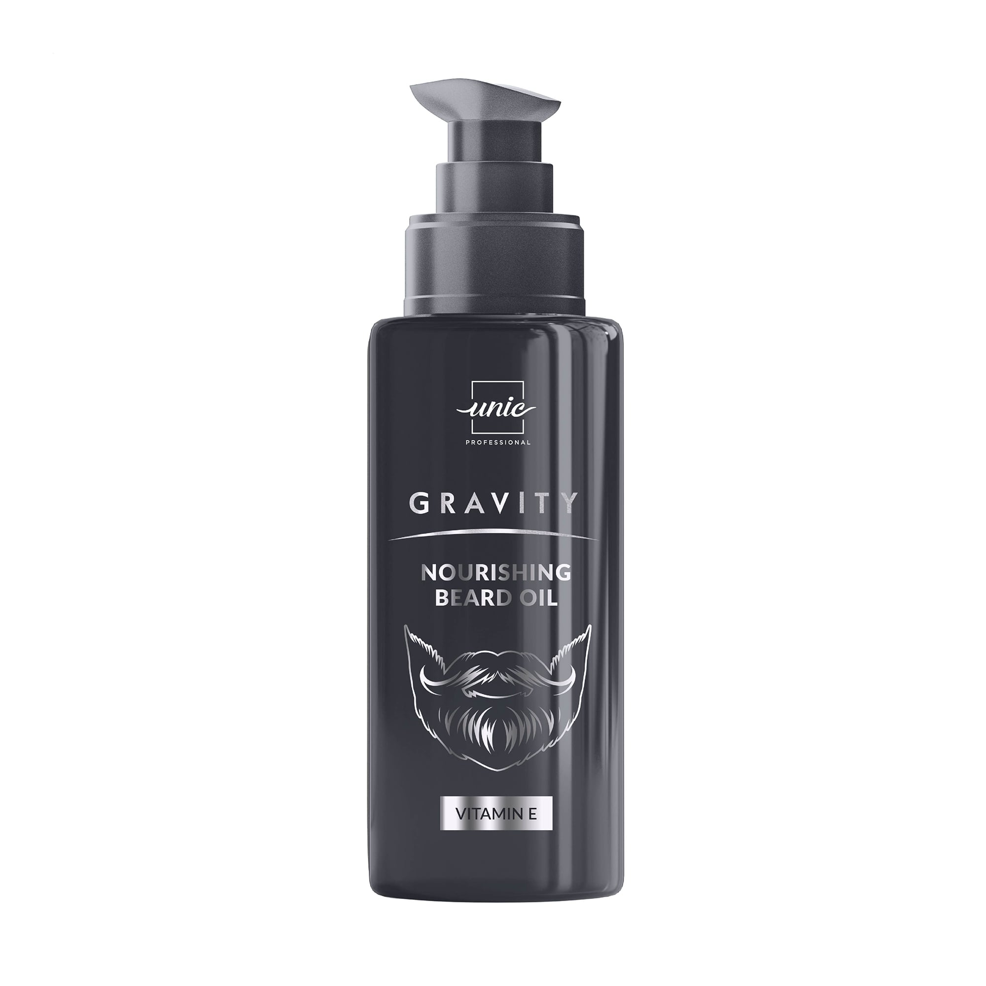 Живильна олія для бороди Unic Gravity Nourishing Beard Oil з аргановою олією, кератином та вітаміном Е, 100 мл